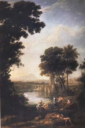 Claude Lorrain The Finding of the Infant Moses (mk17) oil painting image